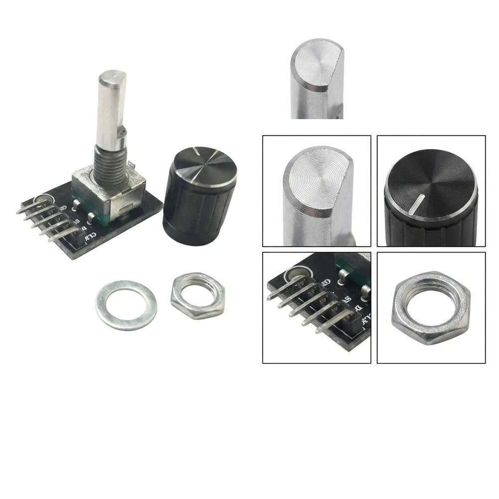 For Accurate Input Rotation KY-040 Rotary Encoder Push Button Knob Encoder For Arduino Projects Rotary Encoder