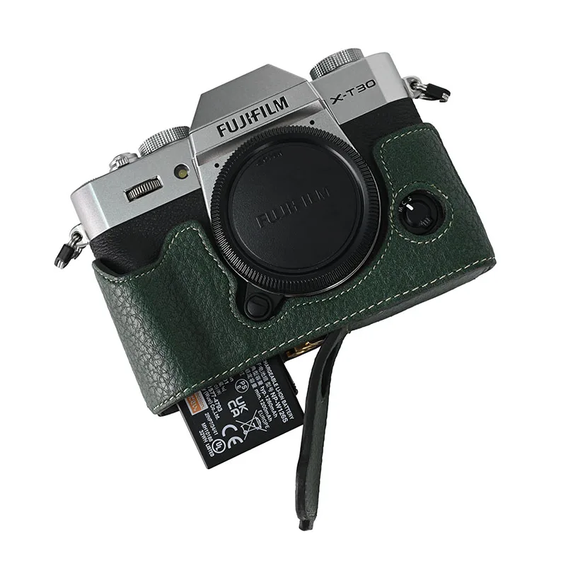 Etui z ekoskóry, pokrowiec na aparat, torba, osłona na połowę obudowy do aparatów Fujifilm XT10, XT20, XT30 II, III. — zdjęcie produktu 6