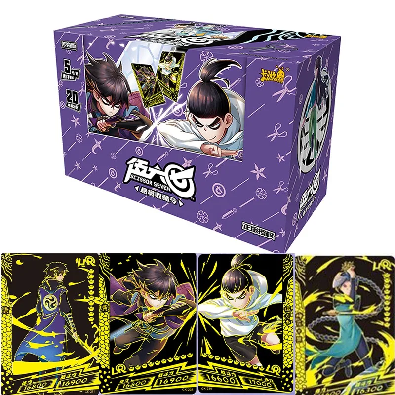 

KAYOU Scissor Seven Cards Legendary Edition Second Wave Китайская анимационная игровая коллекционная карта LR UR Периферия Детская игрушка в подарок