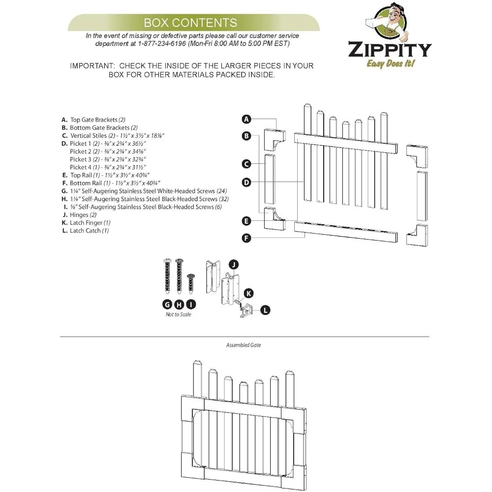 Imagem -05 - Jardim Quintal e Jardim Decors Cerca Jardinagem e Decoração Material de Construção Todo Americano Gate Zp19043