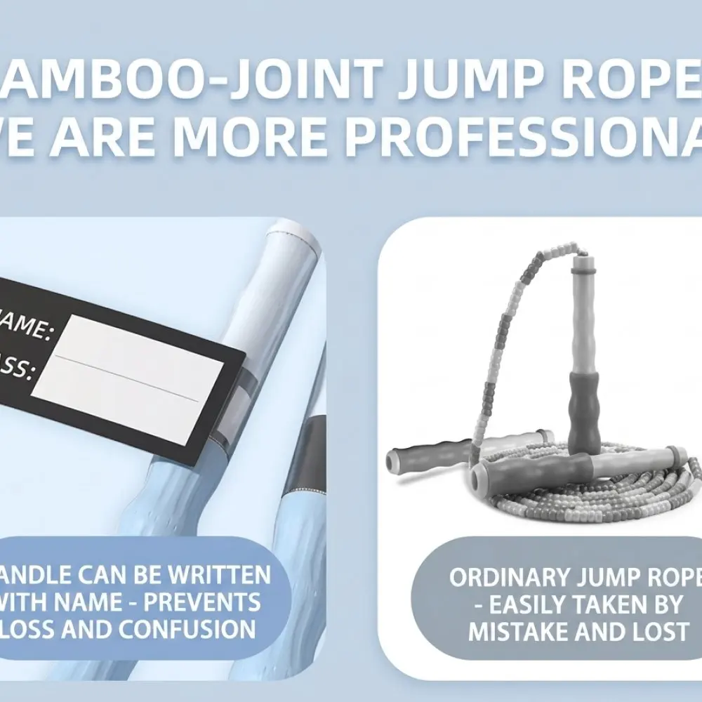 Safe Kids Jumping Rope Adjustable Length Signature Card Included Anti Tangle Segmented Design Ideal Fitness Equipment