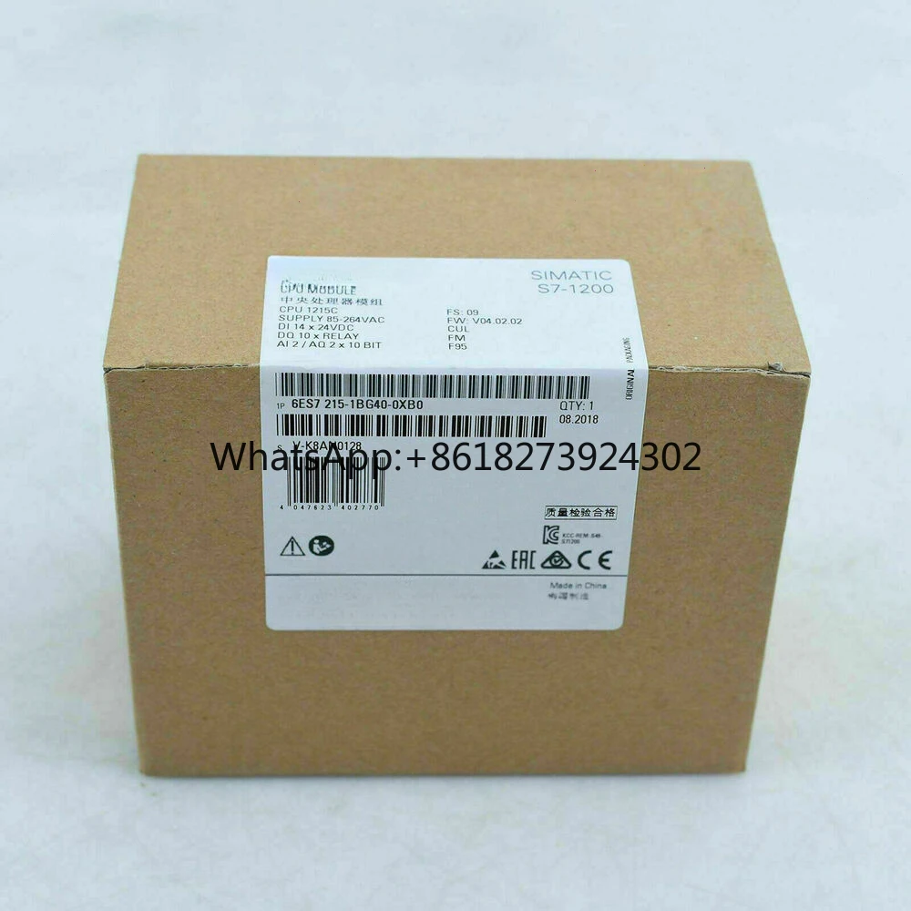 

New Factory Sealed 6ES7 215-1BG40-0XB0 6ES7215-1BG40-0XB0 SIMATIC S7-1200 PLC Module