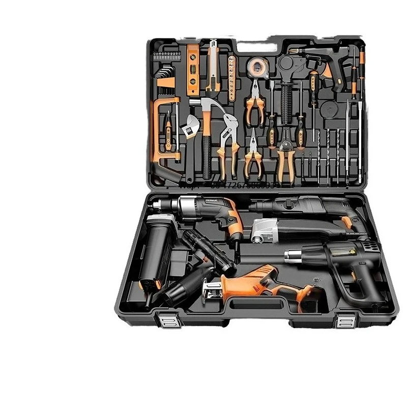 Multifunctionele elektrische boormachine voor voertuigen, universele set, roestvrijstalen elektrisch onderhoudsgereedschap