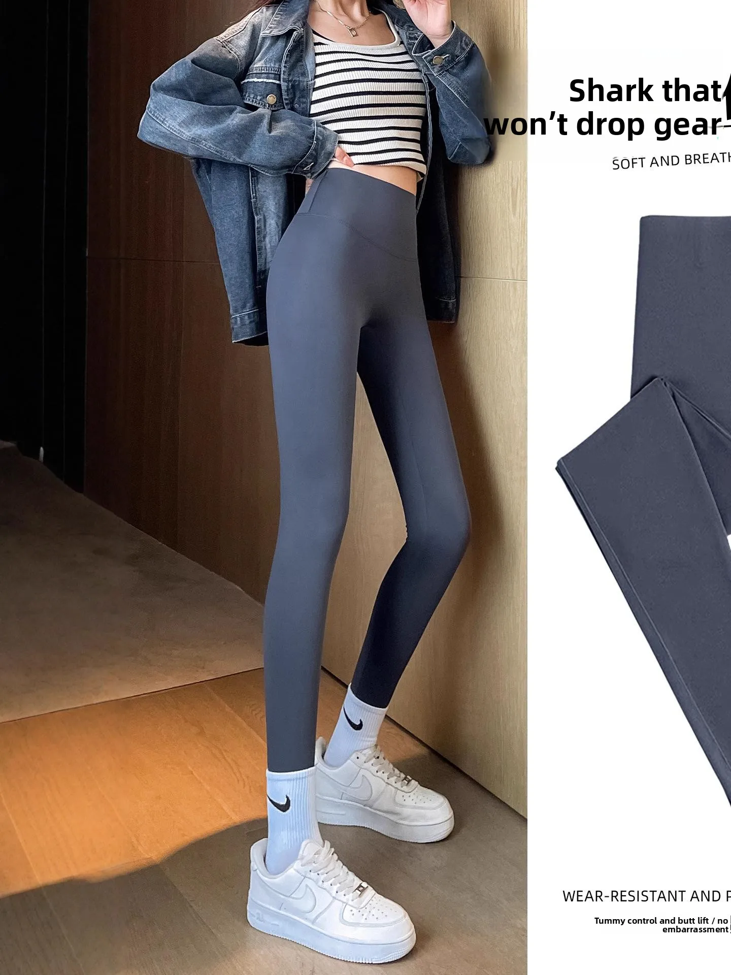 

Women's High Waist Yoga Pants 2025 New Autumn Winter Fce Lined Slimming Tummy Control Large Size Base Layer Pants