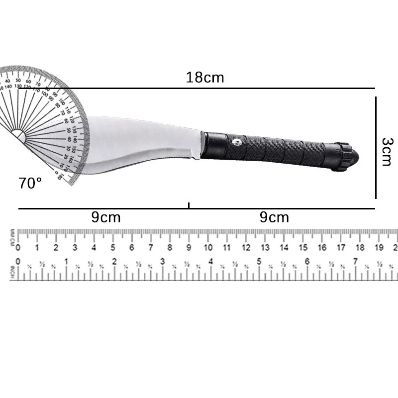 Outdoor portable survival camping knife, carry it with you, straight knife, outdoor forging, multi-functional straight knife