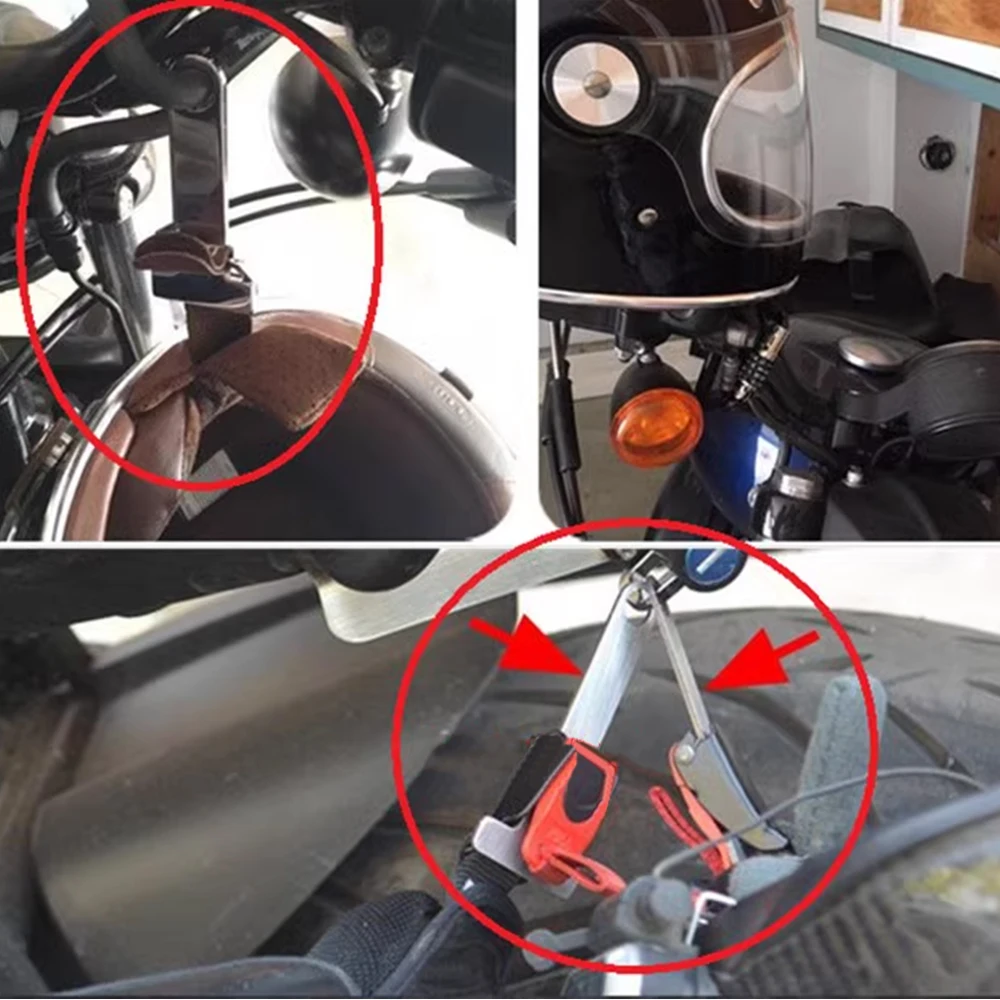 Motorcycle Helmet Lock Buckle Convenient And Practical Anti-Theft Open Face Secure Universal For Racing Motorbike Bike Helmet