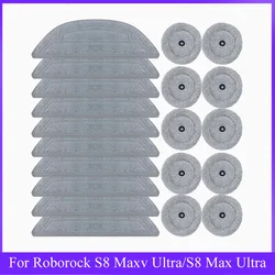 Washable Mop Cloths For Roborock S8 Maxv Ultra/S8 Max Ultra G20S Vacuum Cleaner Accessories Mop Pads Parts Rag Accessories
