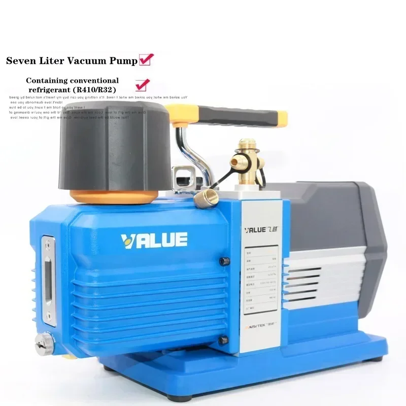 Excellent Top Quality VRP-15D Industrial-Grade Iarge-Scale Cold Storage Air-Conditioning Two-Stage 7L Lithium Battery Vacuum Pum