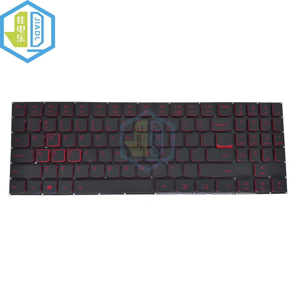 Imagem -04 - Inglês dos Eua Portátil Carta Vermelha Teclado Retroiluminado para Lenovo Legião Y520 Y52015ikb Y520-15ikbm 15ikbn Y720-15ikb Sn20m61485