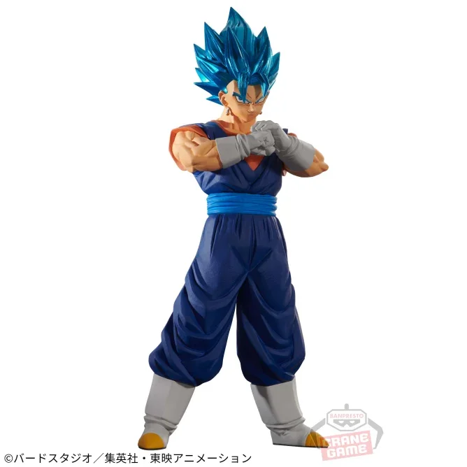 Original Bandai Dragon Ball Z SSGSS Vegetto Super Saiya Blue God18CM Anime Figure Action Model Collectible Toys Gift