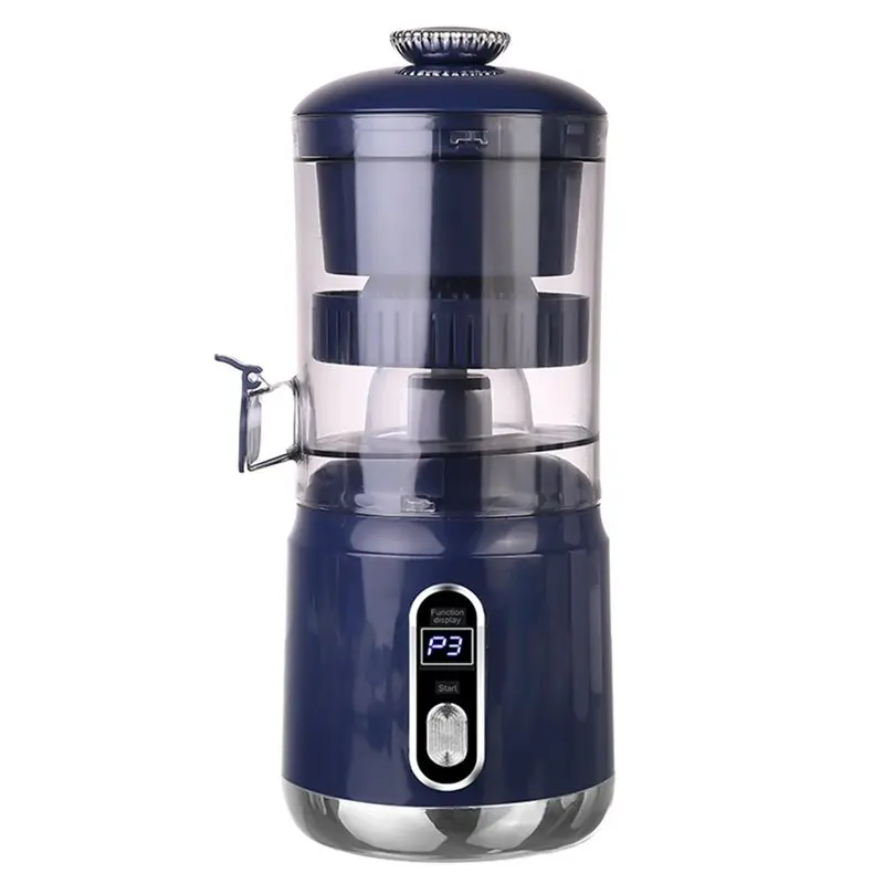 

CKFAM-Electric Orange Juicer Portable Citrus Fruit Juice Extractor USB Rechargeable 600Ml Smoothie Blender For Camping Home B