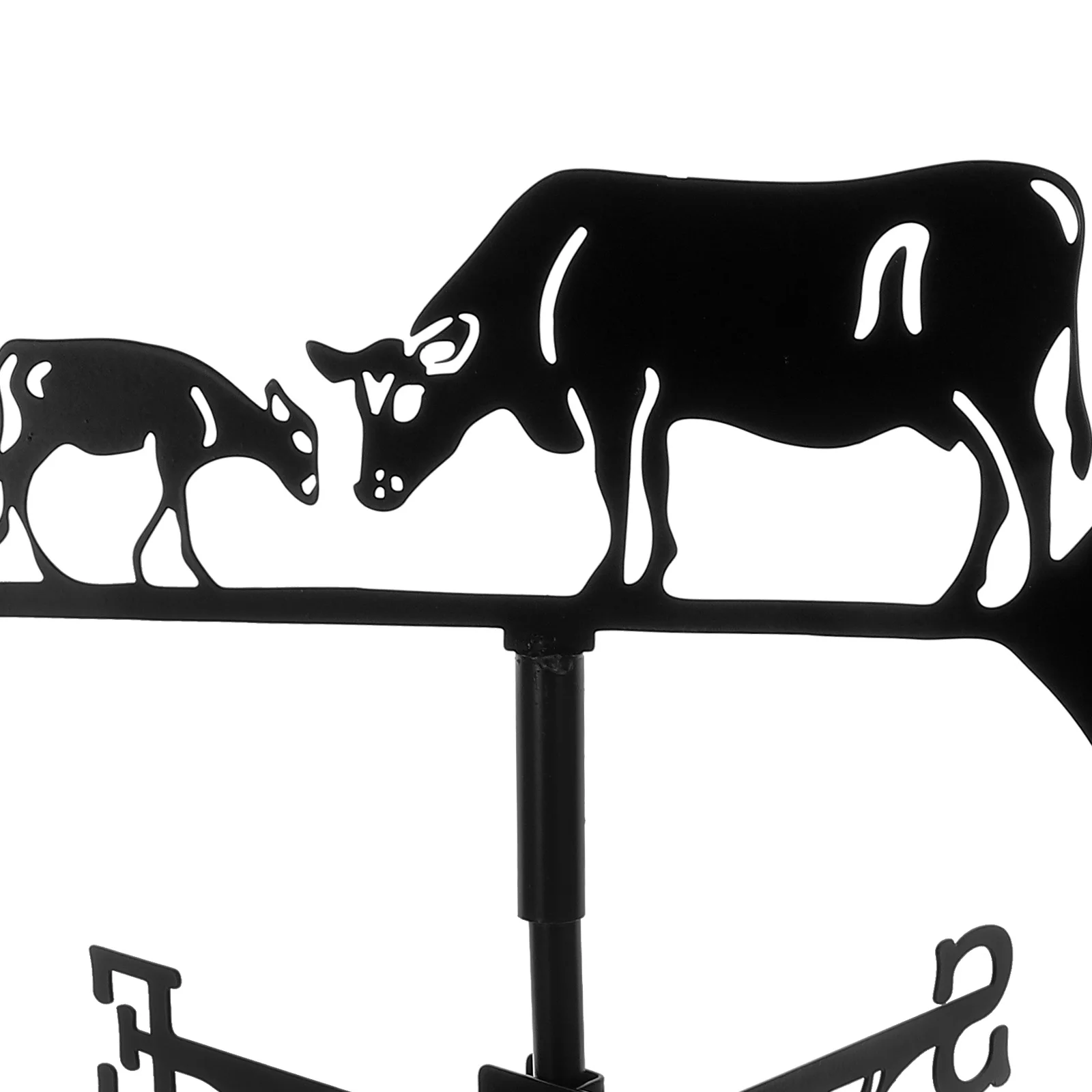 

1 set 1 Set Of Iron Weathervane Vintage Metal Wind Direction Indicator For Garden Yard Lawn Pavilion Shed Decor Ground Insert