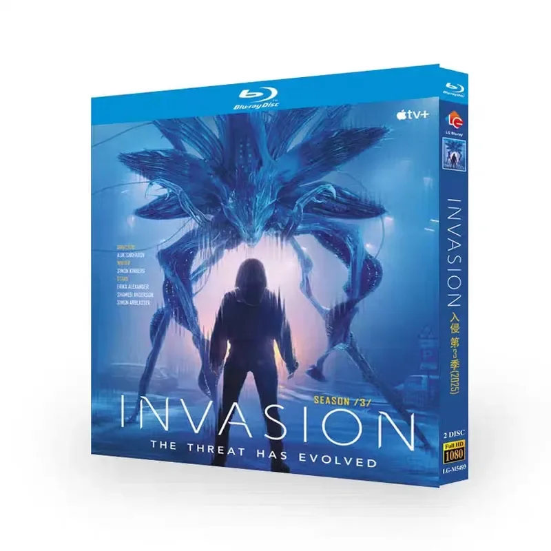 

Invasion Season 3 Blu-ray High Definition American Drama BD Disc Box Set with English Korean and Japanese Subtitles
