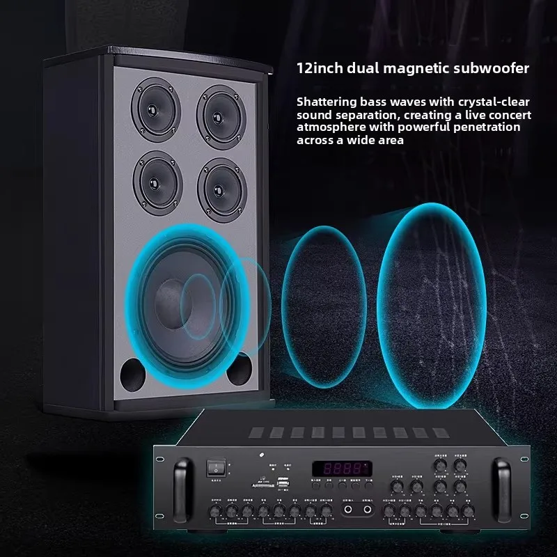 Professional large, medium and small conference room audio set, dance room,classroom, multi-function hall, wall-mounted speakers