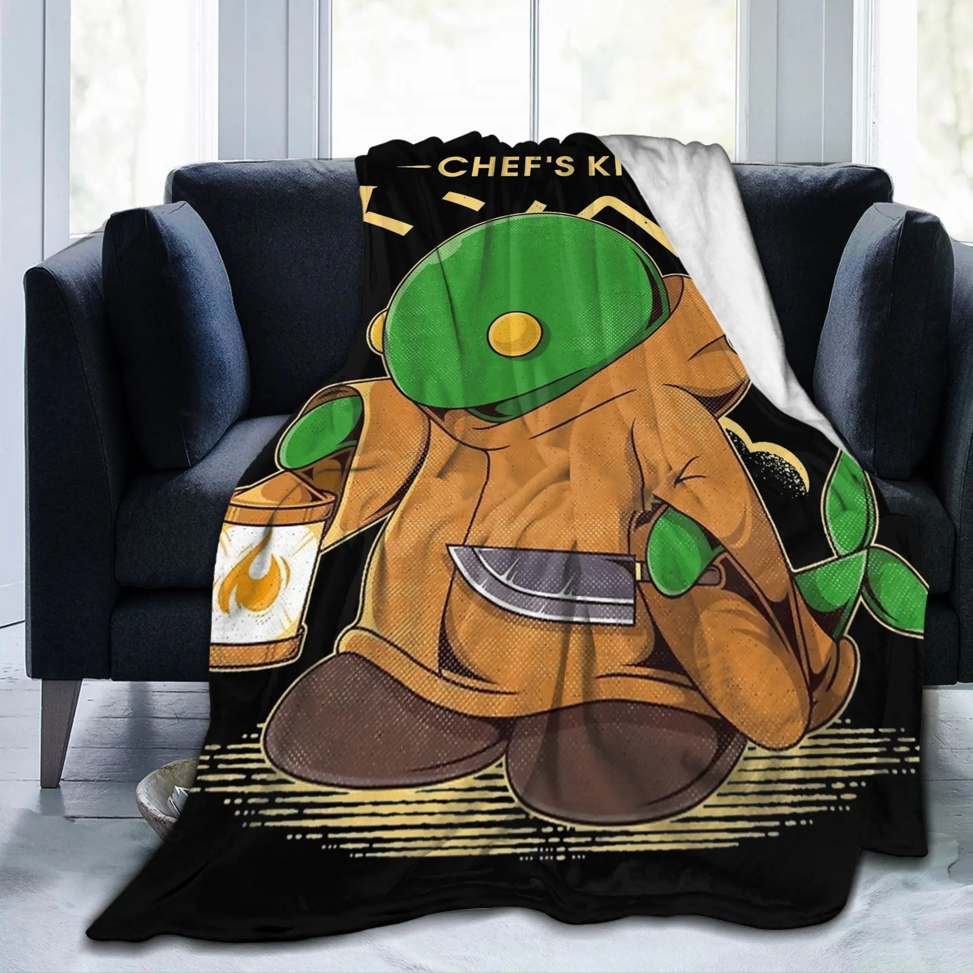 The Tonberry Blanket Finals Fantasys Wool Novelty Soft Throw Blankets for Home Spring/Autumn,