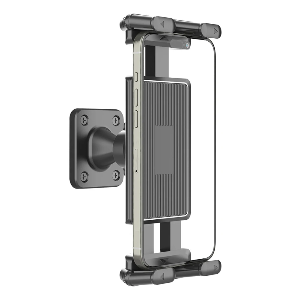 360 Adjustable Mobile Phone Stand Wall Mounted Stabilization Bracket Hand-Free Phone Mount for 4.7-7.2 Phones