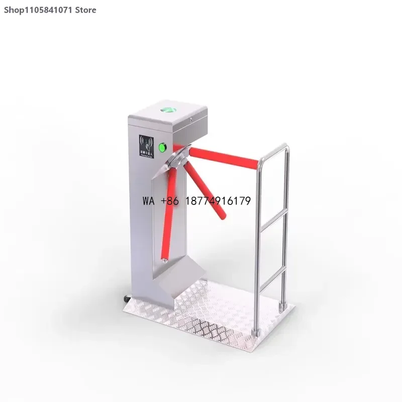 wmwmnu RFID QR Code Face Recognition Fingerprint Tripod Turnstile Pedestrian Access Control Security Gate
