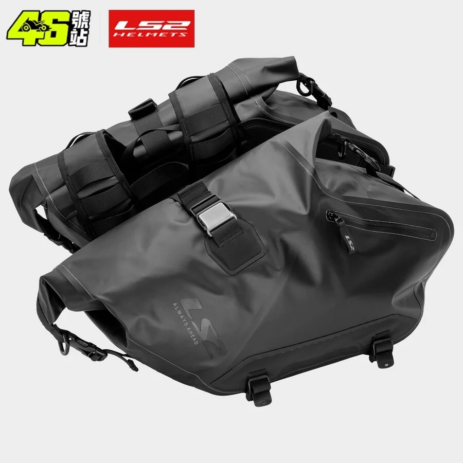 

LS2 мотоциклетные седельные сумки 20L + 20L седельные сумки мотоциклы катание на лыжах путешествия пеший туризм кемпинг сумка для багажа универсальный мотоцикл Accesso