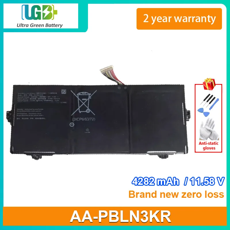 

UGB Новый аккумулятор для ноутбука Samsung AA-PBLN3KR 3ICP6/63/72 аккумулятор 4282mAh 11,58 V 49.5Wh