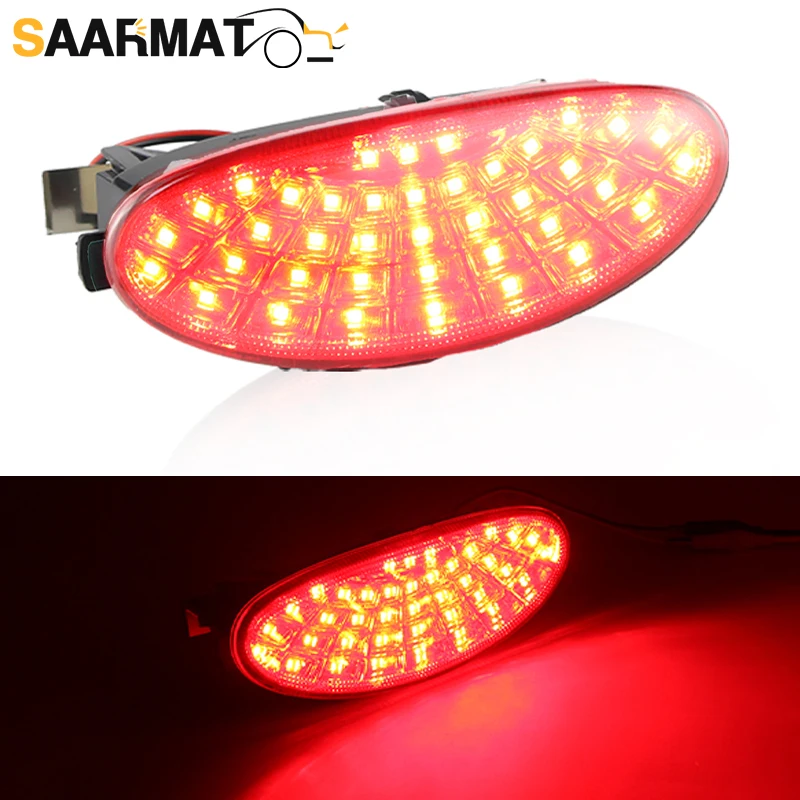 1PC LED Tail Light Assembly Rear Stop Lamp Supplementary Third Additional Brake Lamp for Peugeot 206 206CC All SW GTi OEM 6351K5