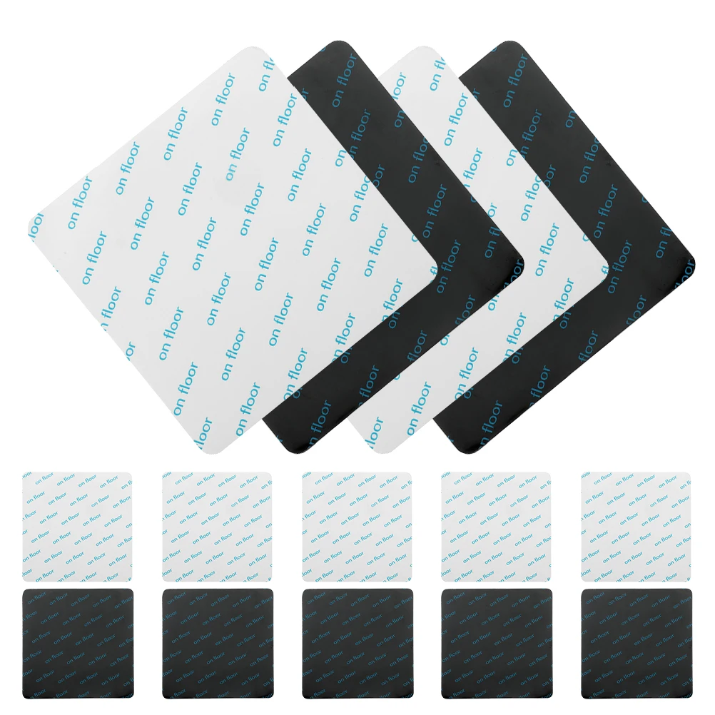 

20 Pcs Automatic Non-slip Stickers Carpet Double Sided Tape Pu Corners Hold Rug in Place