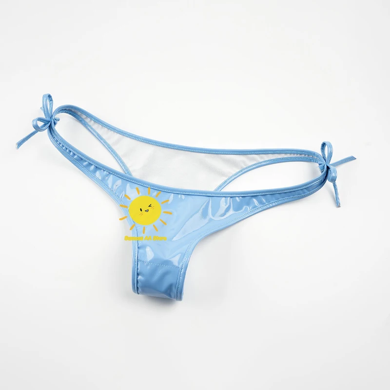 Sexy Cosplay Blue Swimwear Shark Bikini Cosplay Bodysuit Anime Glossy Uniform Bikini Halloween Carnival Party for Women Girls