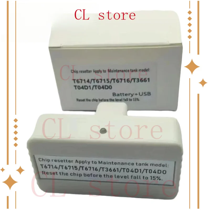 

T04D1 Maintenance Tank Chip Resetter for Epson L6490 L14150 L6270 M1180 M3180 XP-5105 XP-5100 WF-2860 WF-2865 WF-2861 Printers
