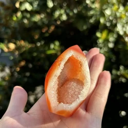 1pcs 우아한 붉은 마노 Geode 클러스터 홈 장식 보석에 대 한 천연 크리스탈 동굴 액세서리 만들기