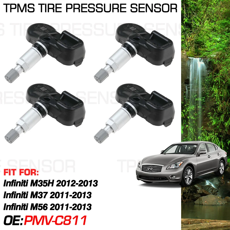 Монитор давления в шинах для IInfiniti M35H 2012-2013 Infiniti M37 2011-2013 Infiniti M56 2011-2013 315 МГц