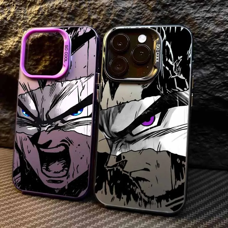 Anime Dragon Ball For Apple iPhone 17 17Air 16E 16 15 14 13 12 mini Pro Max Plus Colorful Silver Phone case