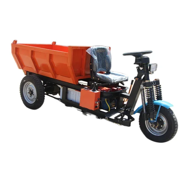 JinWang-Mini Dumper Elétrico, Novo Dumper Hidráulico Padrão, 1.5 Ton