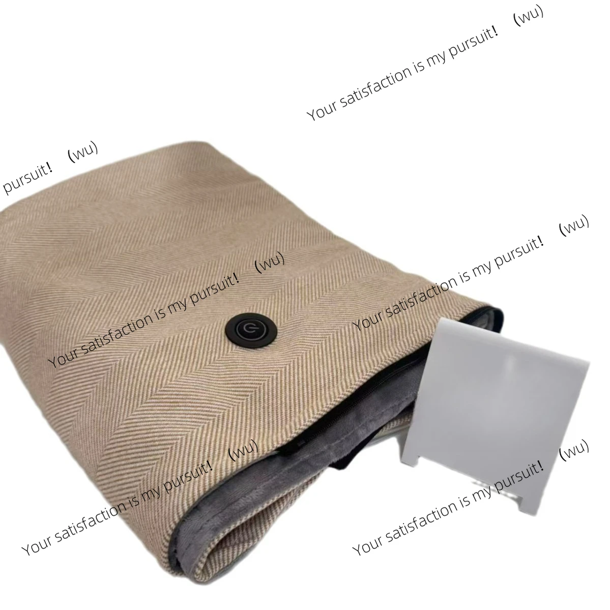 بطانية دافئة من الصوف الوافل USB قابلة لإعادة الشحن، شال تسخين خارجي محمول #5