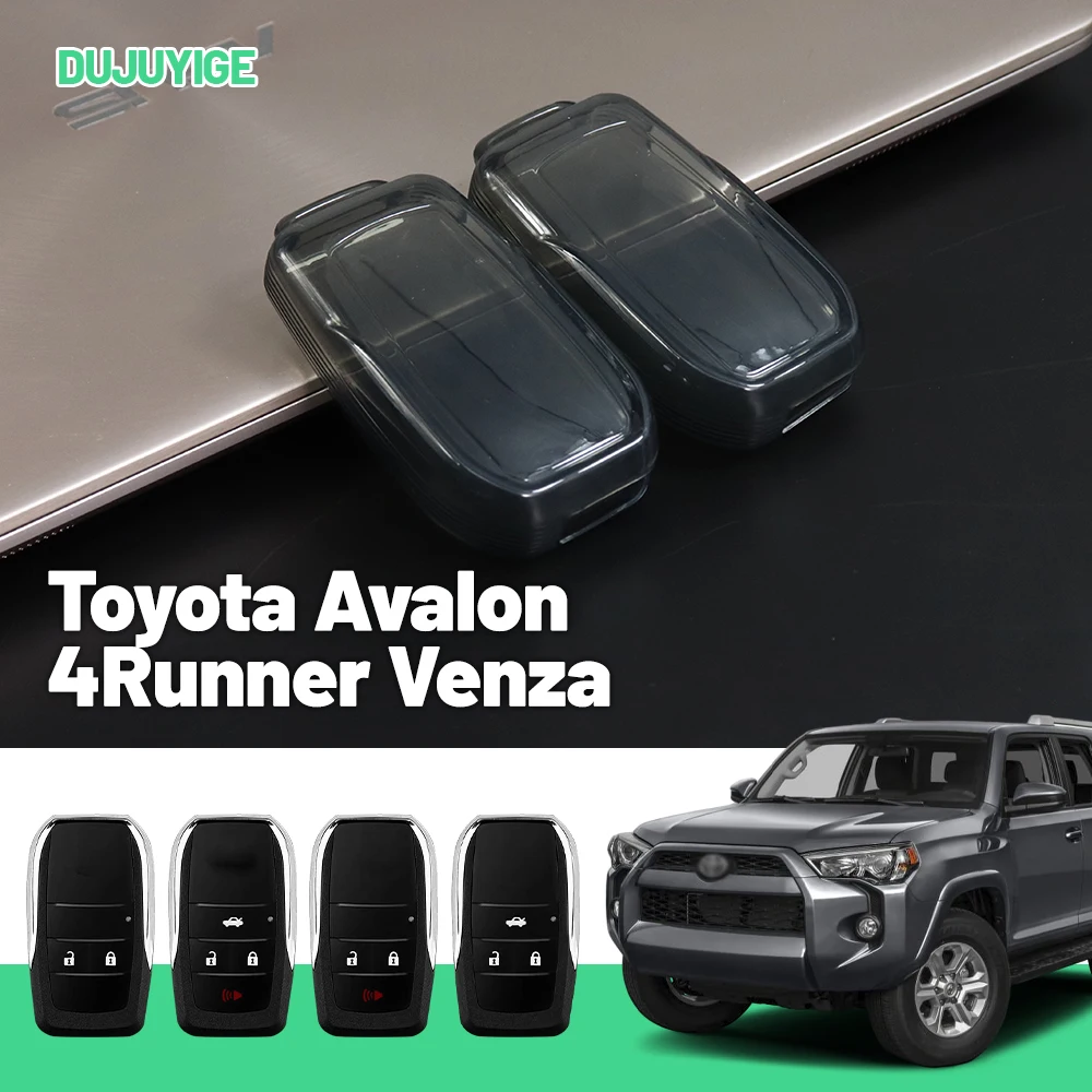 Clear TPU Car Key Case For Toyota Avalon 4Runner Venza Matrix Scion IQ Key Fob Cover Protector Shell Auto Accessories