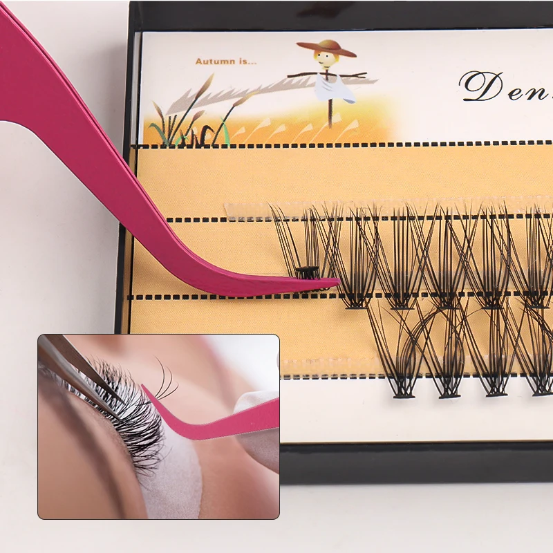 Pinzas para extensión de pestañas, Clip para cejas, suministros tecnológicos para pestañas, pinzas para depilación, herramienta de injerto de pestañas postizas de acero inoxidable