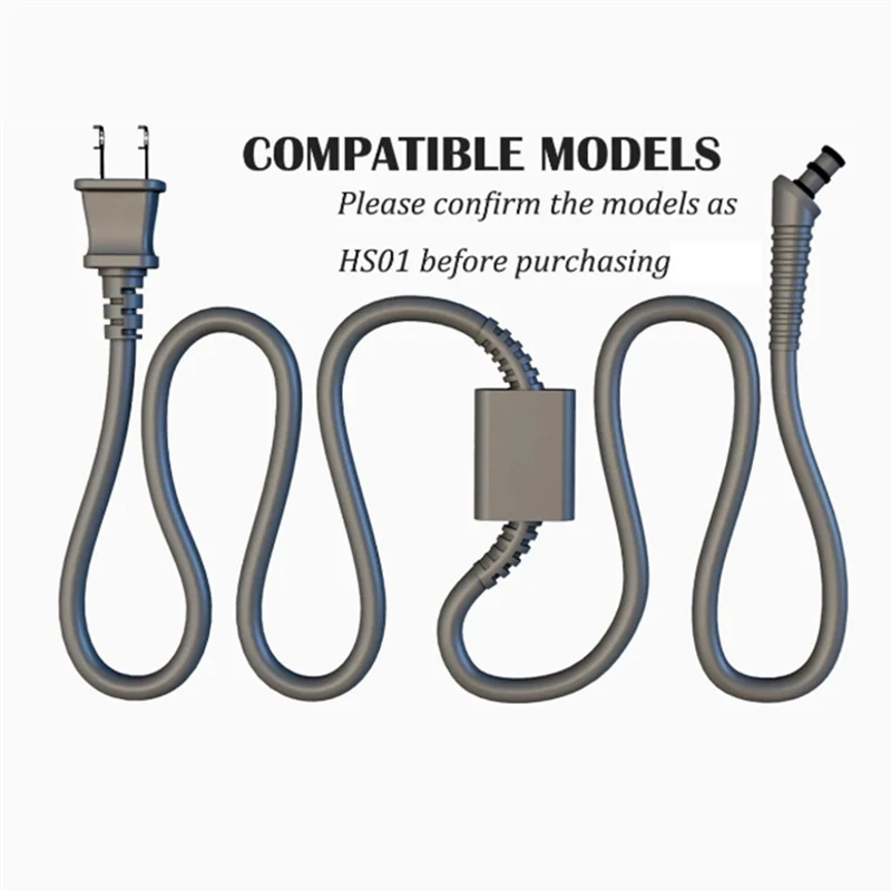 【Aktion】 Ersatz-Lockenstabkabel für Dyson HS01/HS05 Airwrap Hair Styler Hair Rod Netzkabel AC-Ladekabel UK-Stecker