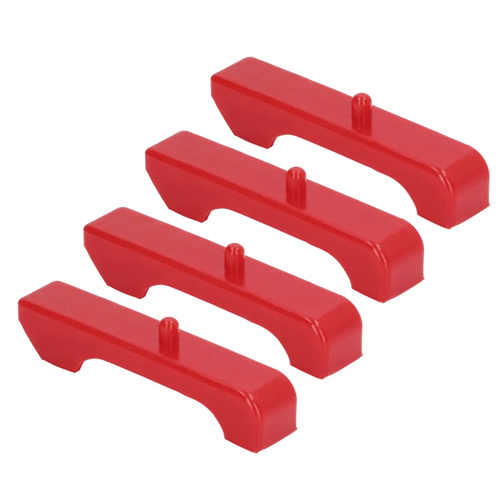 

4Pcs/Set Engined Radiator Isolators 7-1711 Support Bushings Red Style Polyurethane