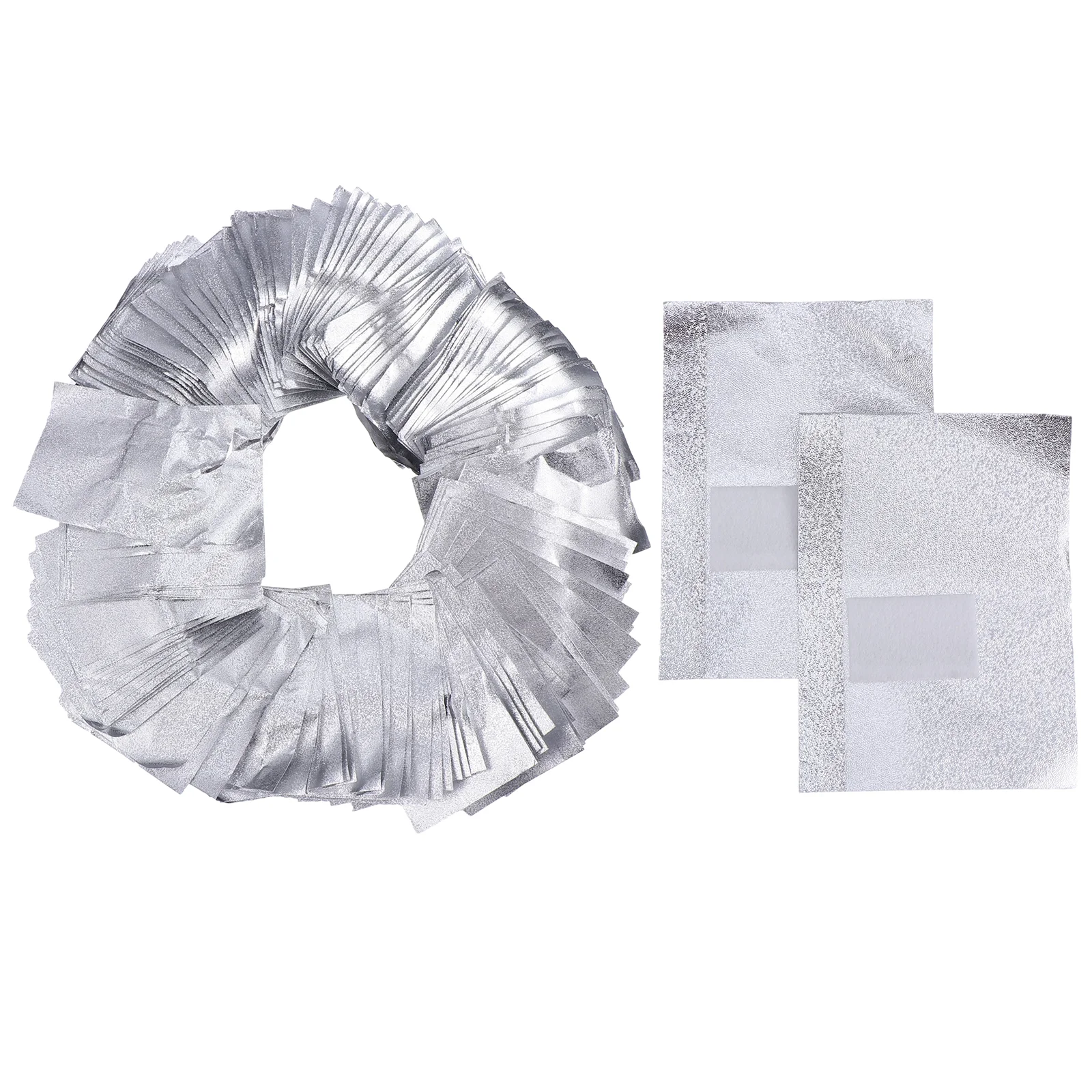 500 pièces/ tampons dissolvant d'ongles boules de coton de vernis et enveloppes manucure feuille de Gel acrylique