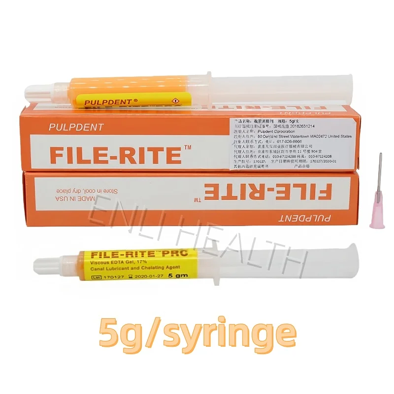 

5g/syringe Dental EDTA Gel Oral Root Canal Lubricant EDTA Paste Root Canal Cleaning and Preparation Gel Dental Material