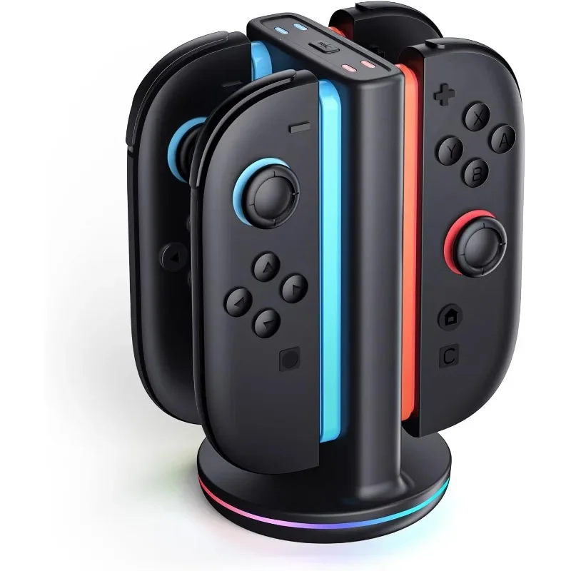 Base de chargement Joy Con Switch 2, support de charge pour contrôleur magnétique, Compatible avec les accessoires Switch 2 Joy Con