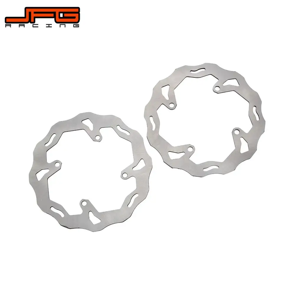 Motorcycle 240mm Front Rear Brake Disc Rotor Set For Suzuki RMZ250 RMZ450 RMX450Z RMZ 250 450 RMX 450Z 2007-2018 image 2
