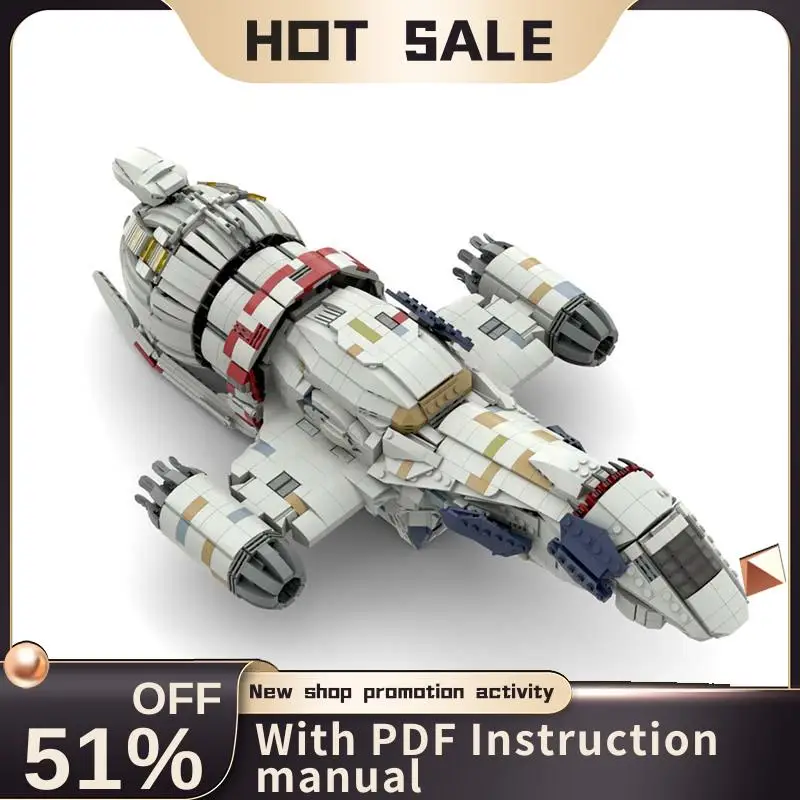 Nouvelle série technologique spatiale populaire de 2815 pièces, modèle Moc Firefly Serenity, blocs de construction, idées créatives DIY, jouet en briques, cadeau d'anniversaire