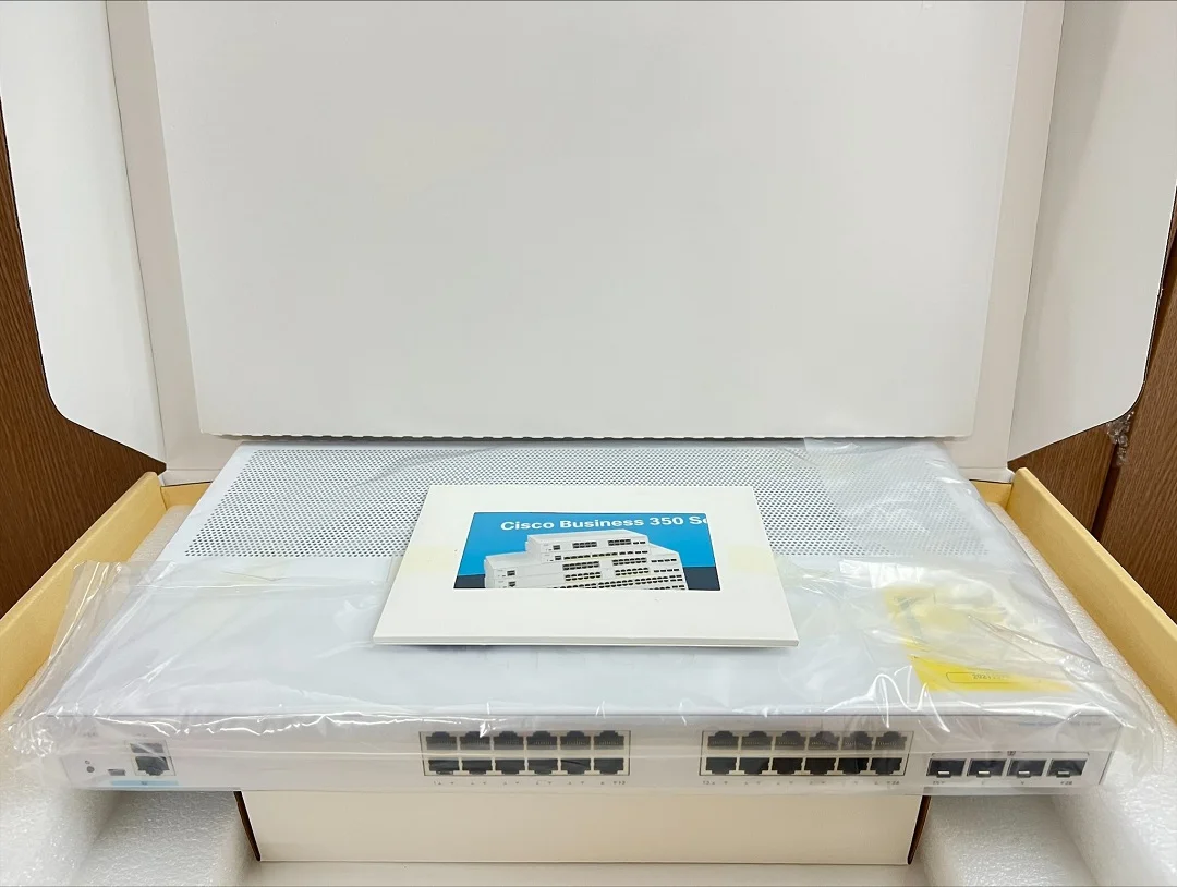 Cisco Business Switch CBS350-24P-4G محول POE مُدار 24 منفذ GE 4x1G SFP محول إيثرنت مختوم جديد #5