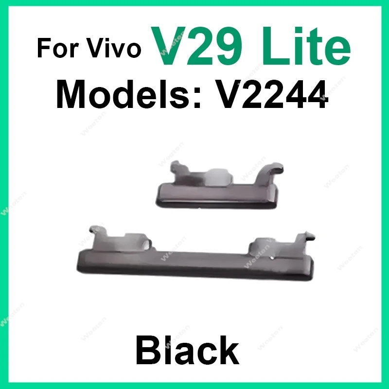 Power Volume Flex For Vivo V29 Lite V2244 On OFF Power Volume Side Button Flex Cable Replacement Parts