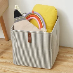 Cube Folding Storage Box With Handle Fabric Storage For Toys Clothes Storage Bins Home Closet Office Nursery Organizer