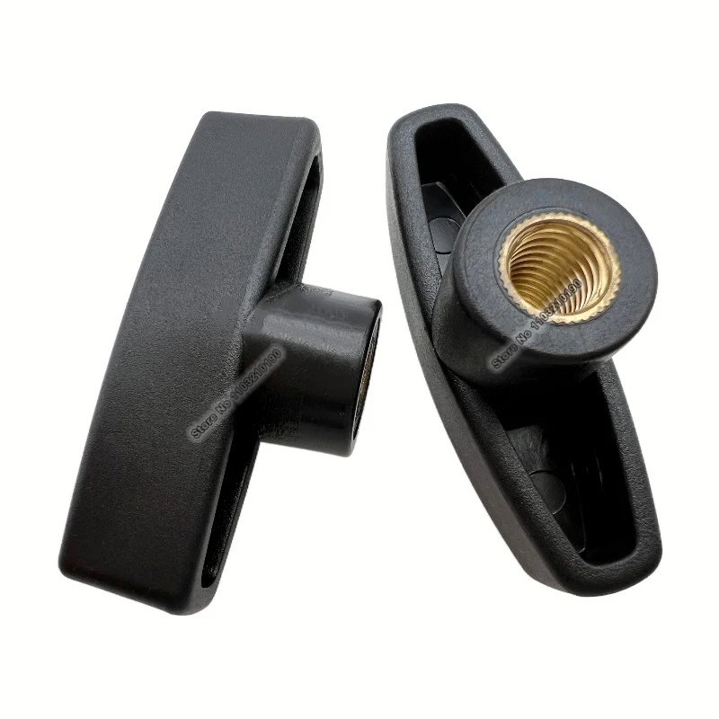1-50pcs Plum Hand Tighten Nut 65# 75# M6 M8 M10 M12 Z-type Butterfly Plastic Handle Screw Cap Straight T Type Rubber Head Nuts