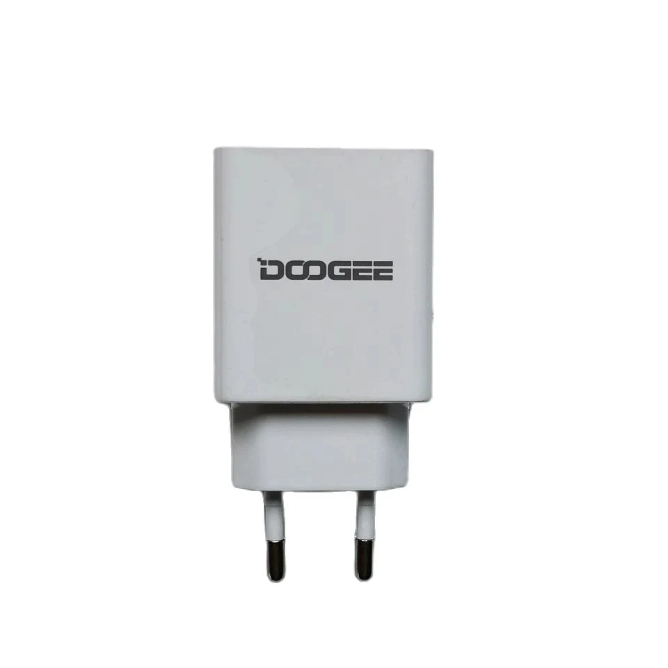 Original New DOOGEE S96 PRO Phone White AC Adaptor Quick Travel Charger EU Plug Adapter +Type-C USB Cable Line