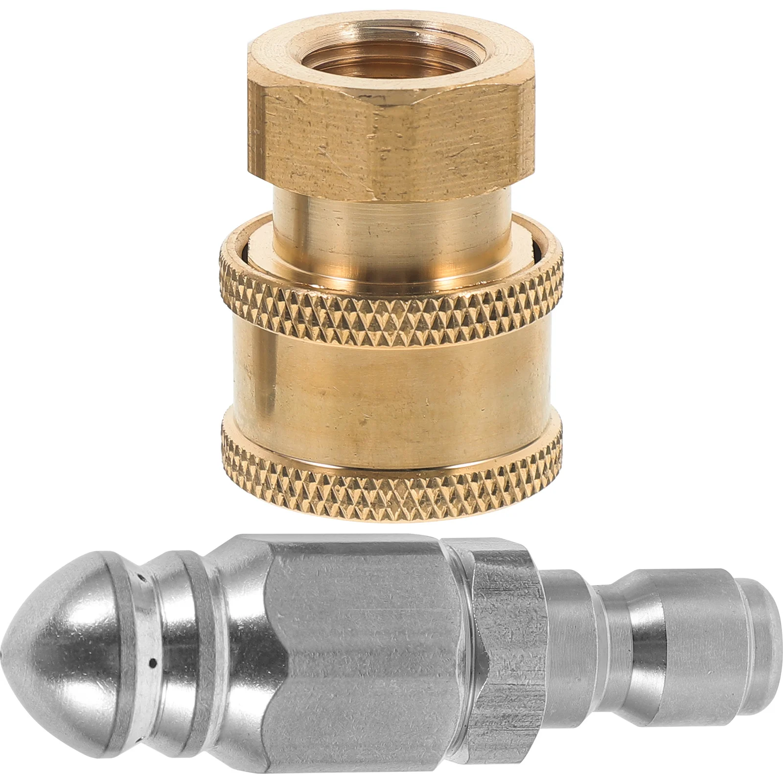 

1 Set High Pressure Garden Hose Nozzle Adjustable Spray Mode Stainless Steel Jet Hose Sprayer Accessory High Pressure Nozzle