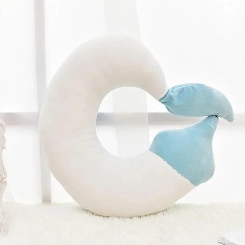 2026 New Portable U-Shaped Travel Neck Pillow Cute Fox Design Office Nap Support Pillow Home Living Room Sleeping Supplies