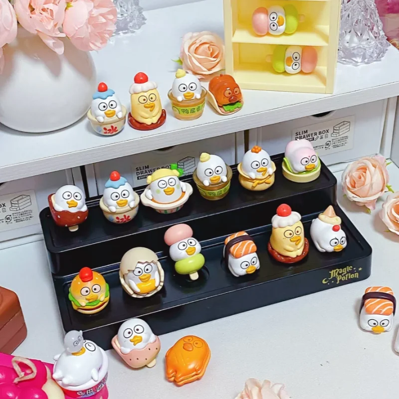 

Genuine Little Liu Duck Snack Shop Blind Box Kawaii Cute Desktop Ornament Mystery Box Trendy Play Toy Model Doll Collectible Fas