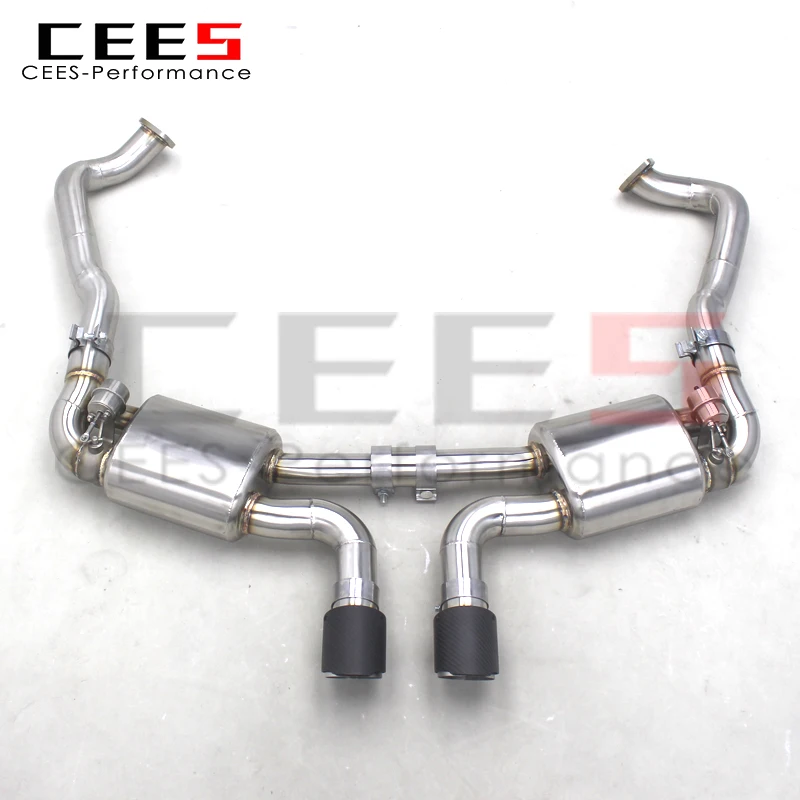 

Выхлопные трубы CEES Performance Valve для PORSCHE 981 Cayman/Boxster 2,7/3,4 2012-2015, выхлопной глушитель SS304 Catback Systems